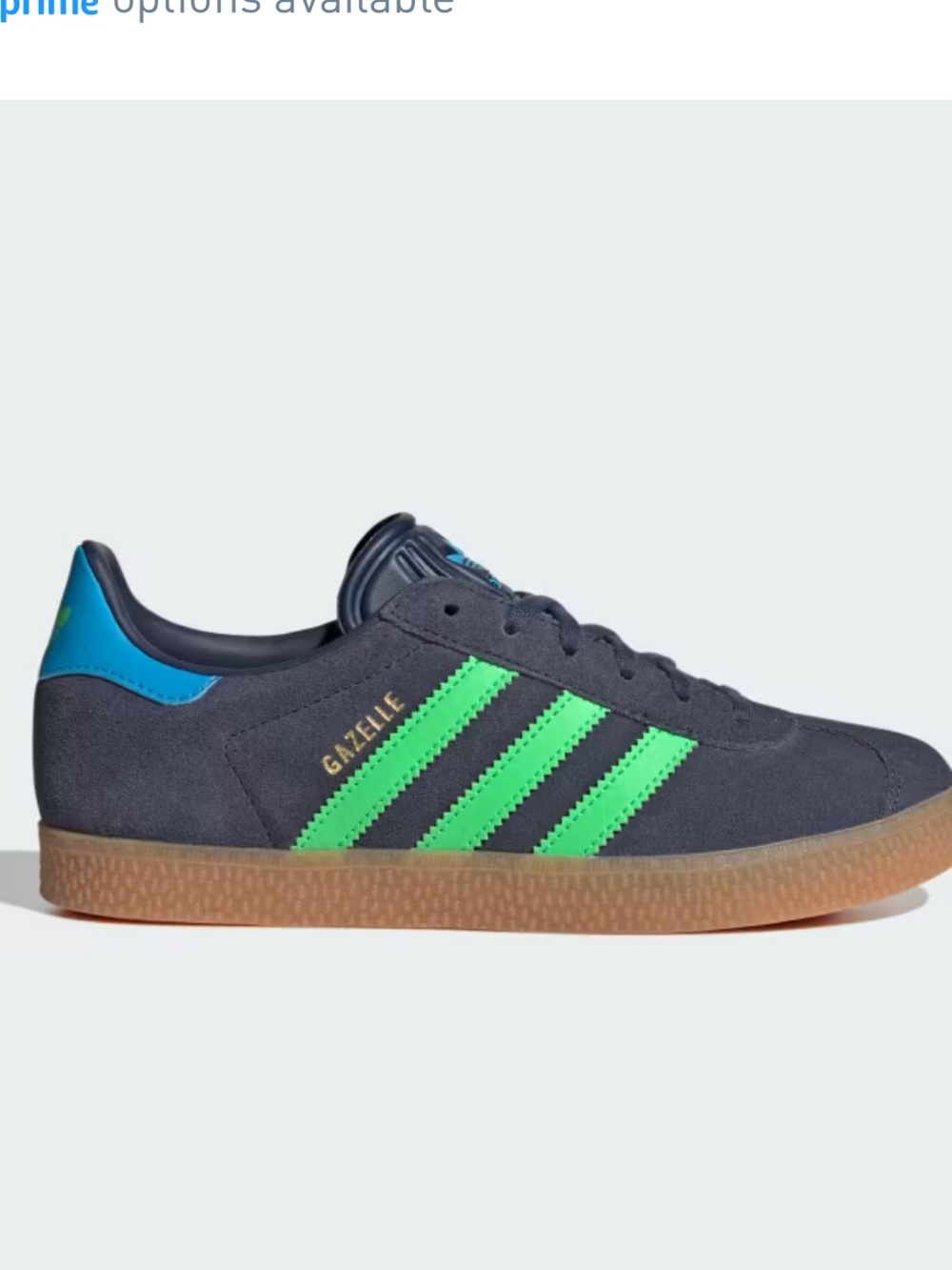 adidas Gazelle J Box in Bright Blue